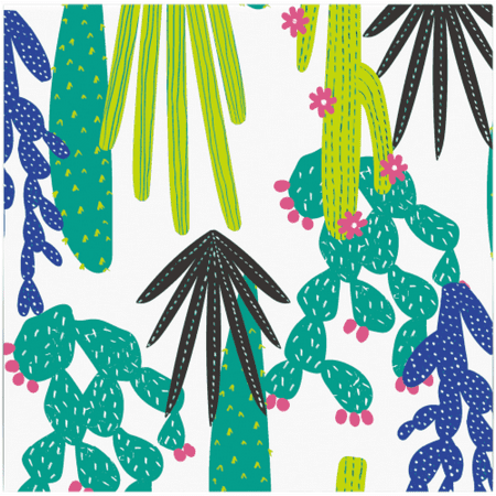 2X - KR Entertainment Essentials Cactus Party Paper Napkins