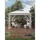 thumbnail image 1 of Garvee gazebo para exterior de 11 x 11 pies con mosquitero, doble techo y estructura metálica resistente para patio, jardín o deck, 1 of 7