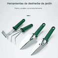 thumbnail image 3 of Juego de Herramientas de Jardinería Malubero Acero Inoxidable con caja 10 piezas Verde, 3 of 4