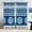 Blue White, variant on Boys Playroom Home Decor Blackout Curtains, Ethnic Totem Patterns Soundproof Curtains, Minimalist Geometric Graffiti Child Door Curtains for Door Window Low Profile Luxury Comfort-W42xL54in