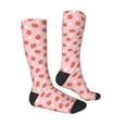 thumbnail image 4 of Lsque Strawberry Printed Crew Socks Men's Women's LightWeight Thin Casual Calf Socks ,Knee High Socks,Cotton Socks, 4 of 9