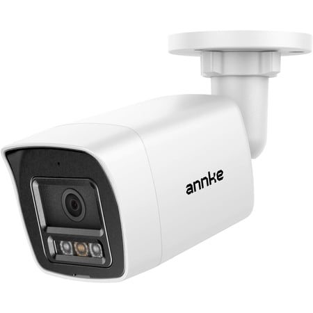 C800 4K 8MP PoE Security Camera with AI Human/Vehicle Detection, H.265+ Bullet IP Outdoor Camera FOV 96° Wide Angle 4mm Lens, Built-in Mic & SD Card Slot, IP67, 100 ft Night Vision