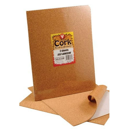 UPC: 0081187398524 | Hygloss – Cork Sheet – 8.5 x 11 – 2/Pkg.
