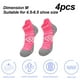 thumbnail image 2 of Calcetín de compresión de tobillo para hombres y mujeres, 4 pares, calcetín de compresión de corte bajo para correr con soporte de tobillo, 2 of 6