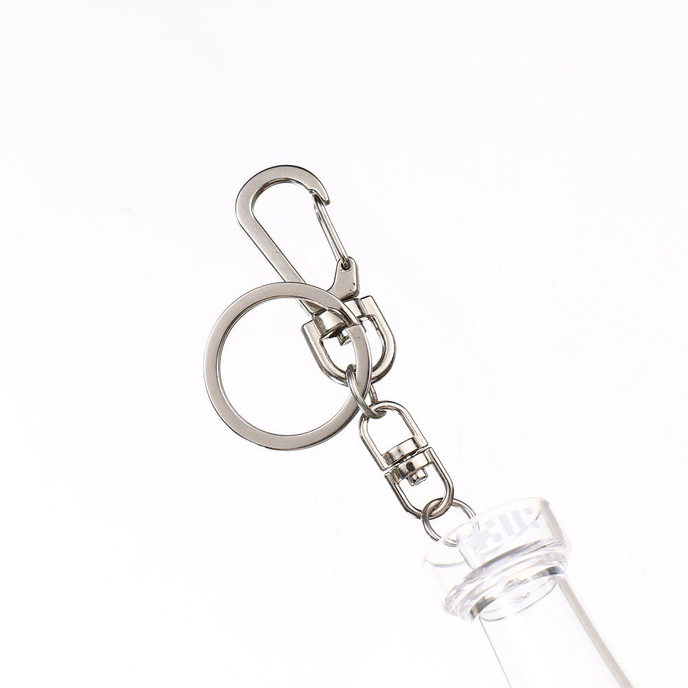 ILLIT Lightstick Keychain,K-pop Keyring Pendant Bag Accessories Merch Gift (Built-in Battery)
