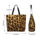 thumbnail image 5 of Balery Golden Leopard Glitter Bolsa Tote Estilo Estético con Cremalleras, Bolsa de Hombro, Bolsa de Compras Grande y Plegable, 5 of 8