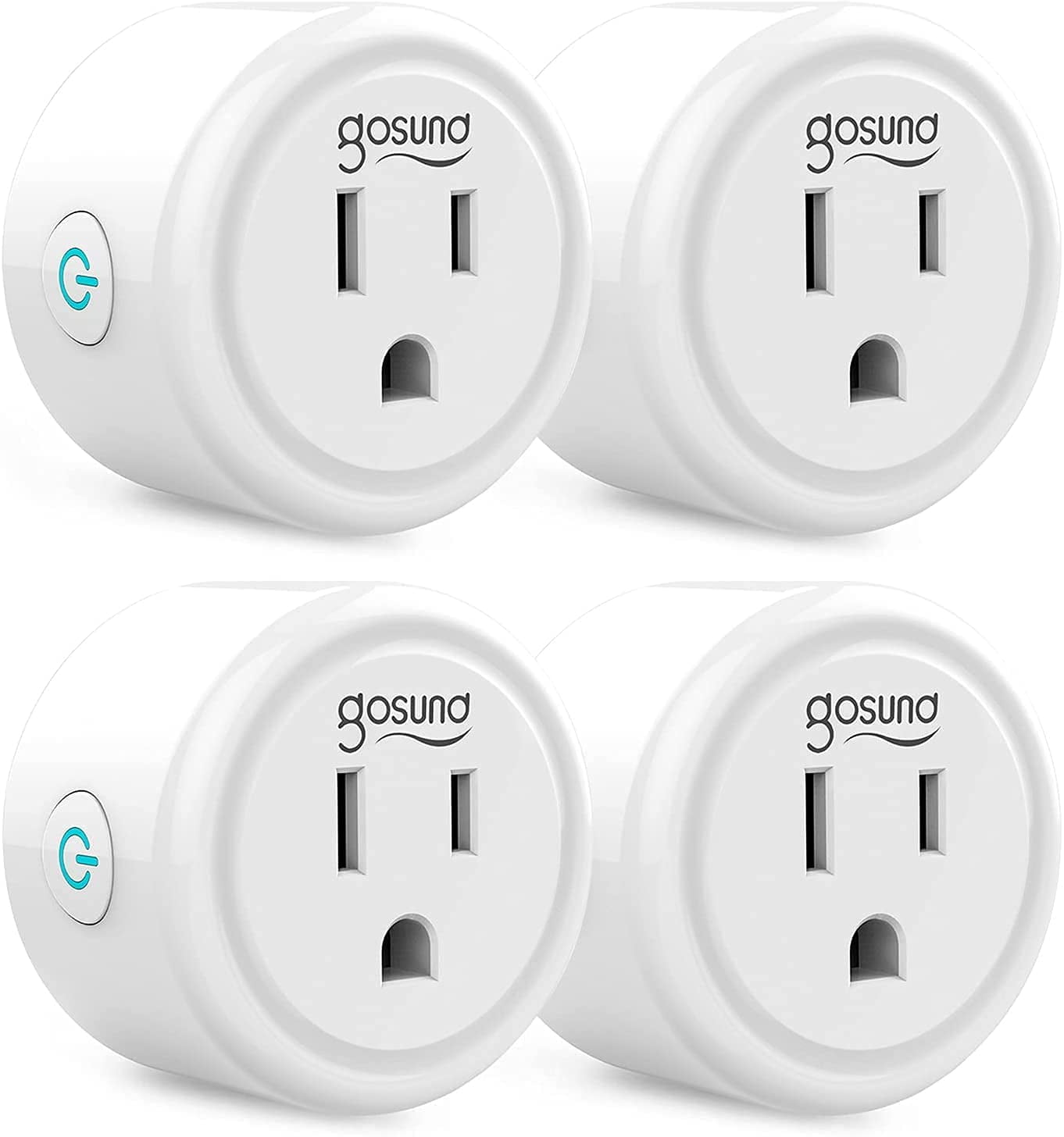 Aoycocr Alexa Smart Plugs - Mini Bluetooth WIFI Smart Socket Switch Works  With Alexa Echo Google Home, Remote Control Smart Outlet with Timer  Function, No Hub Required, ETL/FCC Listed 4 Pack 