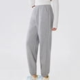 thumbnail image 7 of biudgviw Kids Cotton Joggers Boys Girls Slim Fit Casual Sweatpants Elastic Waist Athletic Pull On Pants with Pockets(Gray,14-15 Years), 7 of 7