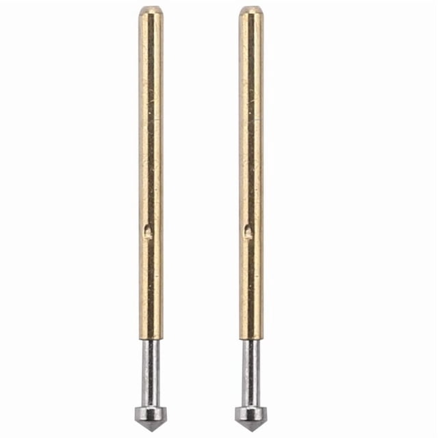 200Pcs P75-E2 Sonda de Prueba de Pogo Pin 1.3mm Cabeza Conica 1.0mm Dedal