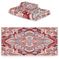 thumbnail image 2 of GZHJMY Red Medallion Paisley Bath Towels Absorbent Bath Towels Set Soft & Comfortable Towel Set for Home Hotel Decor, 3 Piece, 2 of 7