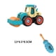 thumbnail image 2 of Set de 4 Camiones Truck Armables en Plástico para Niños  Juguete Educativo y Creativo con Accesorios Azul, 2 of 6