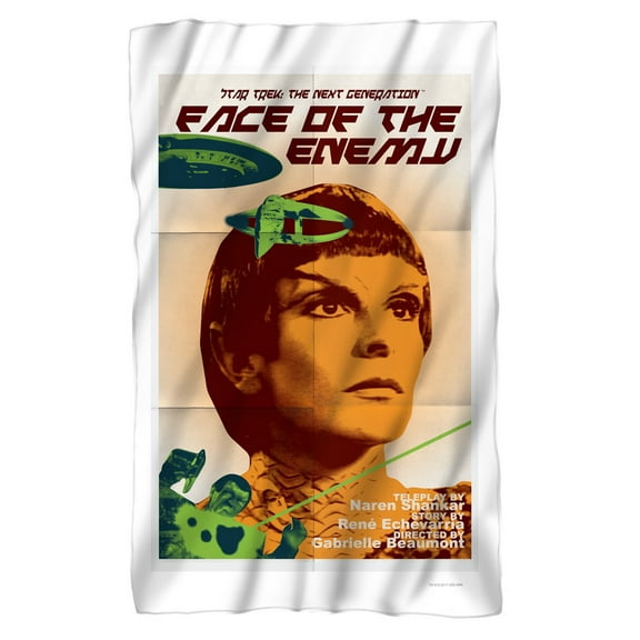 Star Trek TNG Season 6 Episode 14 Fleece Blanket (36x58)