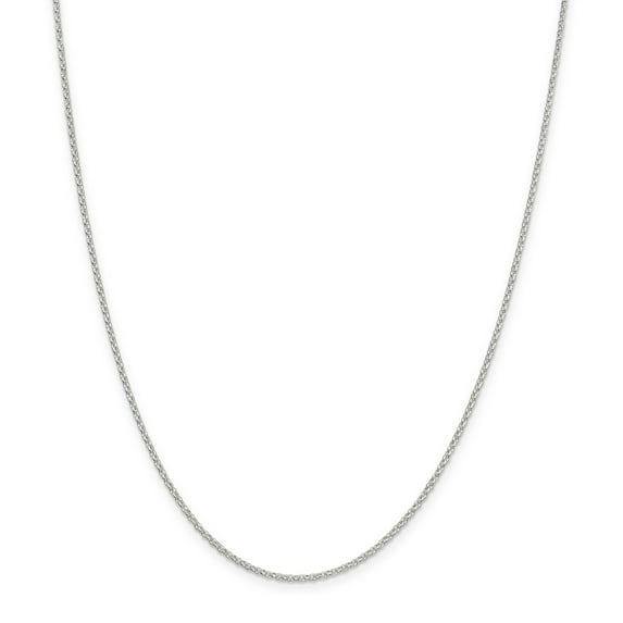 Beautiful Sterling Silver 1.50mm 8 Side Diamond Cut Cable Chain