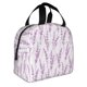 thumbnail image 2 of Fotbe Lavender Flowers Bolsa Térmica con Estampado y Forro de Aluminio Grueso Bolsa de Almuerzo con Bolsillo Frontal para Hombres y Mujeres, Ideal para Trabajo, Escuela, 2 of 8