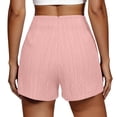 thumbnail image 5 of Xucatan Womens 5 Inch Shorts, Solid Elastic Waist Casual Bottoms, Pocket Pull On Short Pants, Summer Relaxed Fit Shorts Gift, 5 of 6