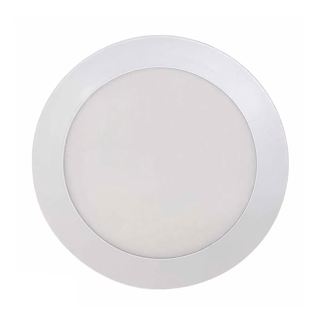 Lampara De Led Circular Empotrable Para Techo Blanca 12w 840lm Luz Fria 6500k Con Nom 1255 Sanelec blanco 17cm