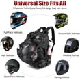 thumbnail image 3 of Motorcycle Helmet Backpack Bag for Men Large Capacity Motorcycle Cycling Backpack Basketball Luggage Storage Waterproof Backpack for Sports Outdoor Activities, 3 of 8