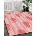 thumbnail image 3 of Ahgly Company Machine Washable Indoor Square Transitional Red Area Rugs, 6' Square, 3 of 7