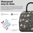 thumbnail image 3 of Insulated Lunch Tote Lunch Box for Women Men,Gothic Black Stars and Moon Zipper Closure Lunch Tote Small Leakproof Cute Lunch Cooler with for Work Picnic Camping, 3 of 7