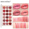 thumbnail image 2 of Miss Rose Beauty 18 Colors Natural Nude Moisturizing Non-stick Cup Lipstick Palette Long Lasting Waterproof Matte Lipstick Sets, 2 of 5