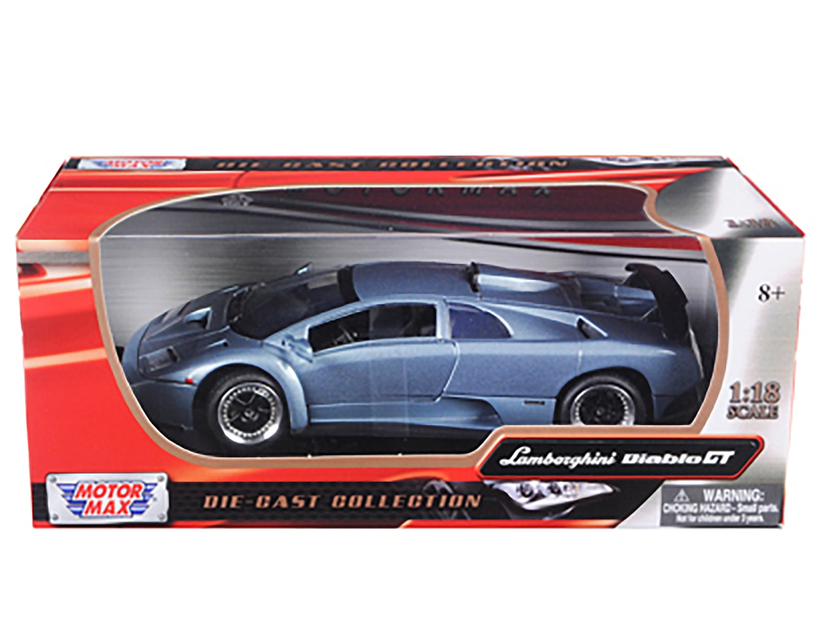 モーターマックス ランボルギーニディアブロGT Lamborghini Diablo GT Silver 1/18 Diecast Model Car by