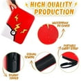 thumbnail image 6 of 4 Pocket Card Binder Pokemon Cards Binder - PU Waterproof Card Folder - Zipper Album with 50 Removable Sleeves - Trading Card Binder for TCG, 6 of 7