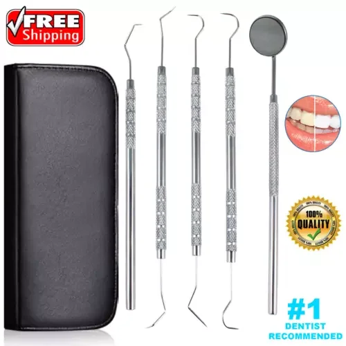 Cuidado Bucal Limpieza Dental Blanqueamiento Kit De Dientes De Dentista 5 Pc Set