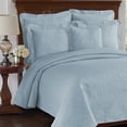 thumbnail image 2 of Historic Charleston King Charles Matelasse King Coverlet in Blue, 2 of 9