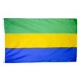 thumbnail image 1 of Annin Flagmakers 192759 Drapeau du Gabon 4 Pi X 6 Pi Nyl-Glo, 1 of 1