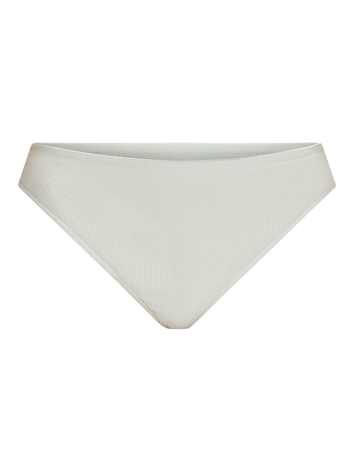 Joyspun Women's Cotton-Blend Thong Panties, 6-Pack, Sizes S-XXXL