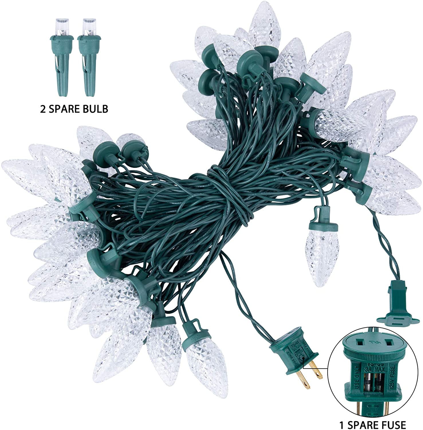 Christmas Lights For Trees Outside Hengsof Fairy Lights, Mini LED String  Lights With Timer, Battery Powered, Decorative Multicolor Indoor Outdoor  Micro Copper Wire Birthday Home Diy 3 Meter 30 House Christmas Lights  Outdoor, image size:1477x1500