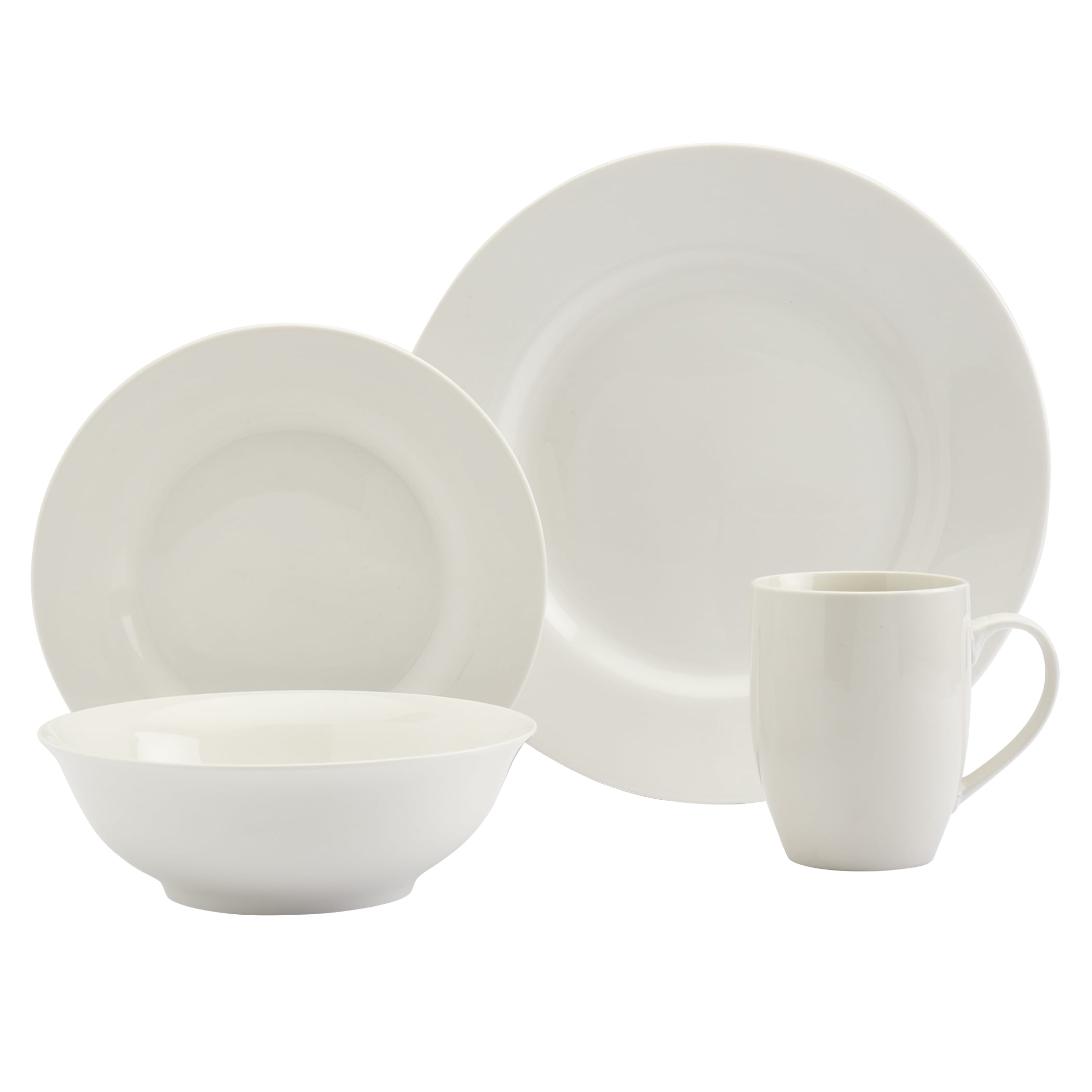 Details about   18-Piece Porcelain Crockery Square Dining Set White Plates Bowls 6 Place Setting 