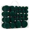 thumbnail image 2 of karymi 46 Pcs Velvet Christmas Balls Flocked Christmas Tree Ornaments Plastic Balls Xmas Decorative Hanging Ornaments Christmas Tree Decoration Home Decor Best Sellers Best Sellers, 2 of 8
