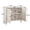 Antique White, variant on Antique White Sideboard Buffet Cabinet with Storage, 33.6 Retro Wooden Media Console Credenza for Living Room Entryway Dining Room Kitchen, Symmetrical Geometric Accent Display Cabinets