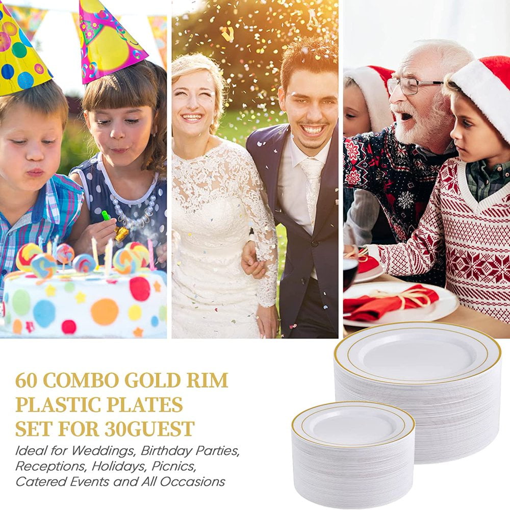 Disposable plastic party plates 2025