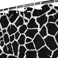 thumbnail image 3 of Black and White Giraffe Pattern Shower Curtain 72"x72" ,Bathroom Decorative Shower Curtains Set with 12 Hooks,Modern Waterproof Washable Shower Curtain, 3 of 6