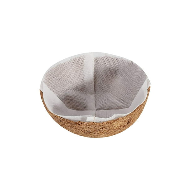 8 Inch Round CocoLiners with NonWoven Fabric Lining Hanging Basket