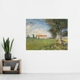thumbnail image 2 of Vincent Van Gogh Boerderij In Een Korenveld Extra Large Art Print Wall Mural Poster Premium XL, 2 of 3
