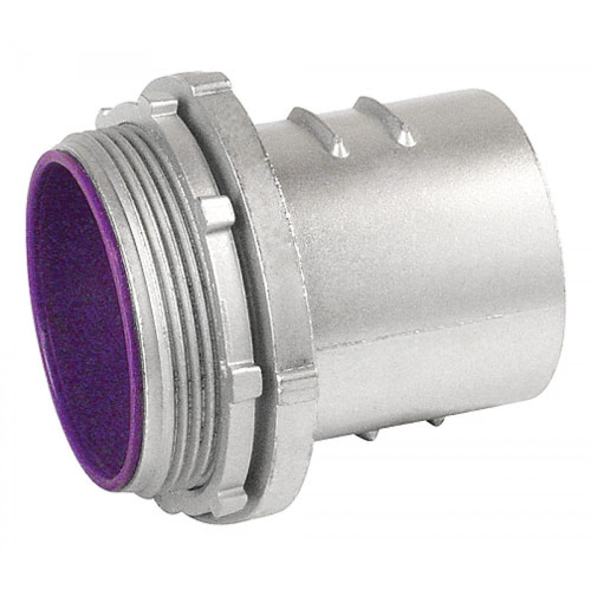 1 Pc, 11/2 In. Die Cast Zinc Screw In Connector w/Insulated Throat