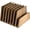 Dark Brown, variant on Wood File Mail Organizer 7 Slots File Paper Holder Desktop Wood Document Letter Holder Organizer for Home Office Brown (7KWJJ-DBR)