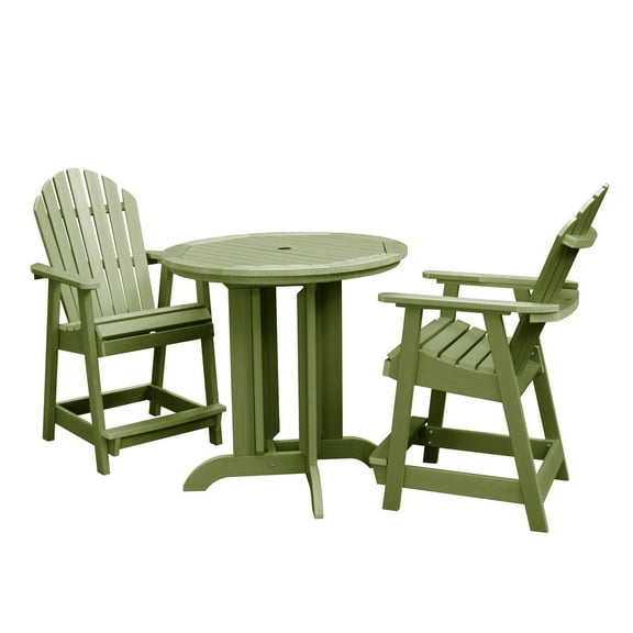 highwood® Eco-Friendly Hamilton 3pc Round Counter Dining Set