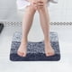 thumbnail image 4 of Alfombra de baño en forma de U de microfibra absorbente para inodoro | Alfombra de baño suave y mullida antideslizante | Lavable en máquina Secado rápido | Espuma de vellón polar | 16x20in | Gris,, 4 of 7