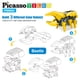 thumbnail image 5 of Juguete de construcción PicassoTiles STEM Kids Solar Dinosaur Robot 8+, 5 of 8
