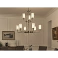 thumbnail image 3 of 9 Light 2-Tier Chandelier In Homestead Style-37.25 Inches Tall And 39.75 Inches Wide-Natural Brass Finish    -Traditional Installation Kichler, 3 of 7