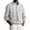 14#Light Gray, variant on Long Sleeve Collared Polo Shirt for Men Casual Loose Fit Button Pullover Shirt Soft Breathable Henley T Shirt Sweatshirt Top