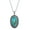 Blue, variant on Genuine Green Jade Round "Blessed" Pendant in Solid 10k Yellow Gold or Genuine Black Jade in Sterling Silver 3/4"