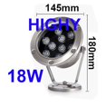 thumbnail image 3 of Luz LED subacuática IP68, 3 W, 6 W, 9 W, 12 W, 18 W, 24 W, 36 W, RGB, para exteriores, jardín, piscina, fiesta, paisaje, CC de 12 V y 24 V, 3 of 5