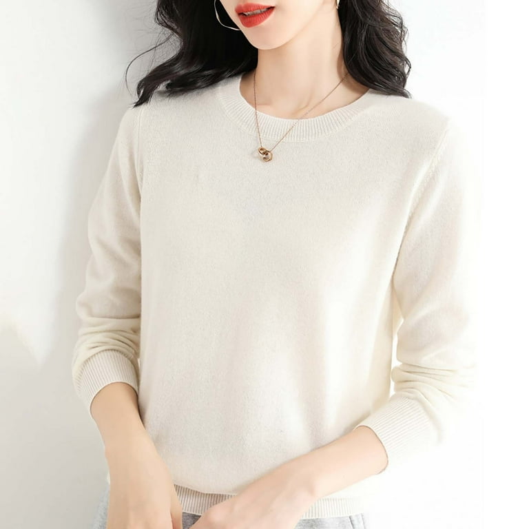 White Oversized Sweatshirt for Women Light Sweaters for Women Long