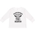 thumbnail image 3 of Inktastic Handpicked for Earth by My Sister in Heaven with Angel Wings Boys or Girls Long Sleeve Toddler T-Shirt, 3 of 5