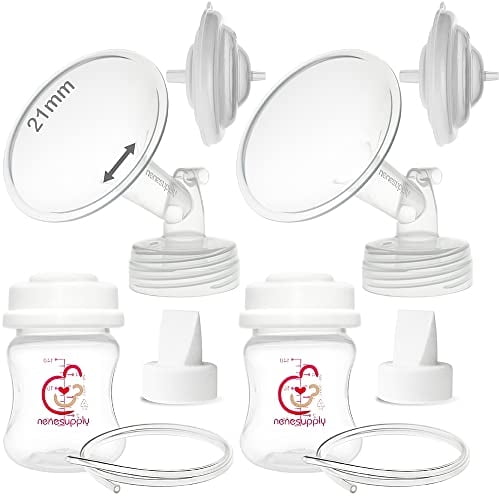 Piezas de Bomba de 21mm Nenesupply Compatibles con Spectra S2 Spectra S1 9 Plus - Reemplazo de Piezas de Spectra Pump y Accesorios de Spectra S2 Brida Válvula Duckbill Tubo Protector de Reflujo